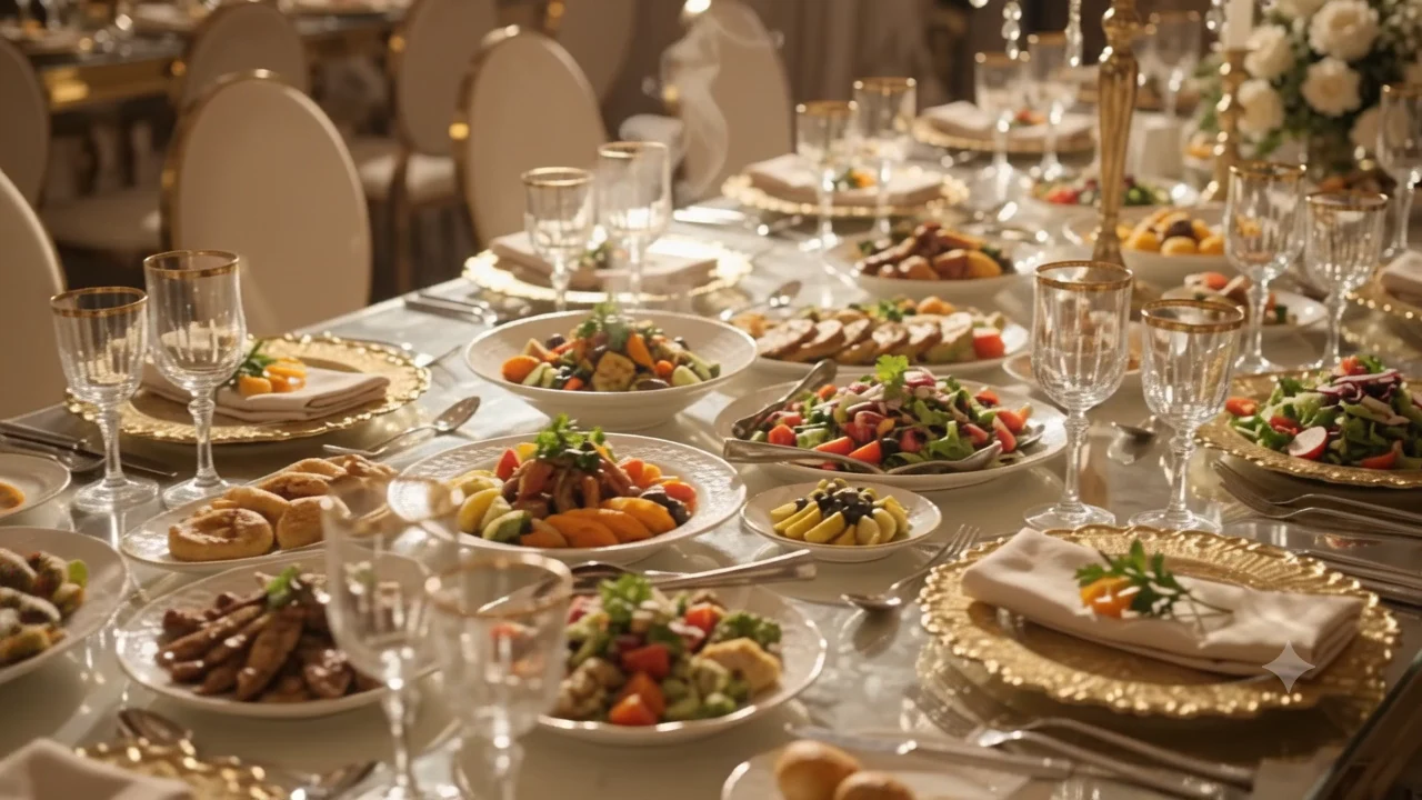 چیدمان و پذیرایی مراسم در پروژه تالارتو